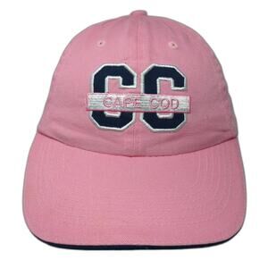 Bay State Apparel Baseball Cap Pink Blue One Size Cape Cod CC Embroidered Hat